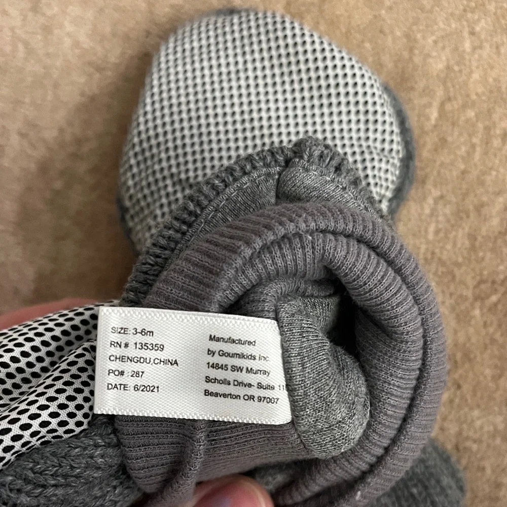 Goumi Knit Mitts in Boulder 3-6 months